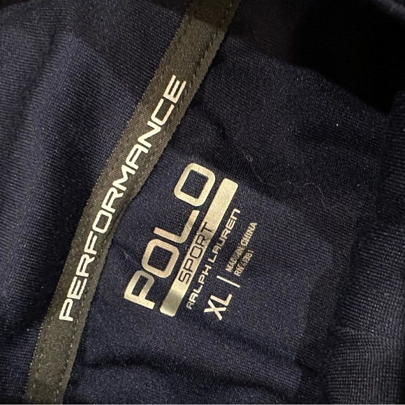 EUC Men’s XL POLO performance sport shirt top athletic active LS zip RL casual - Picture 5 of 6